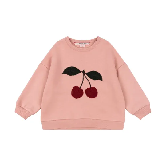 Konges Sløjd Lou Terry Sweater - 9 Monate - Mellow Rose