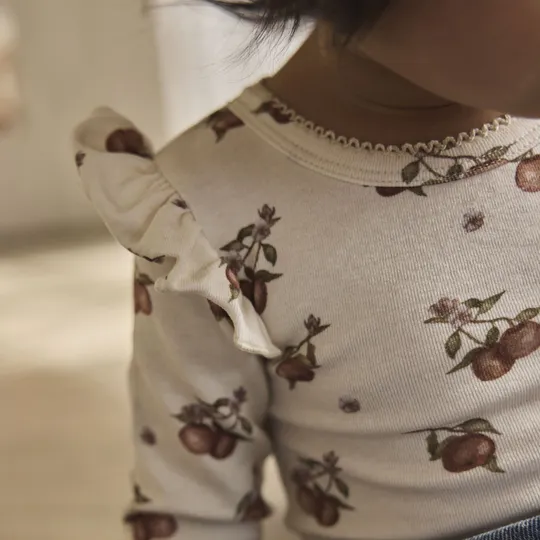 Lil Atelier Apple Midikleid - Gr. 68 - Turtledove