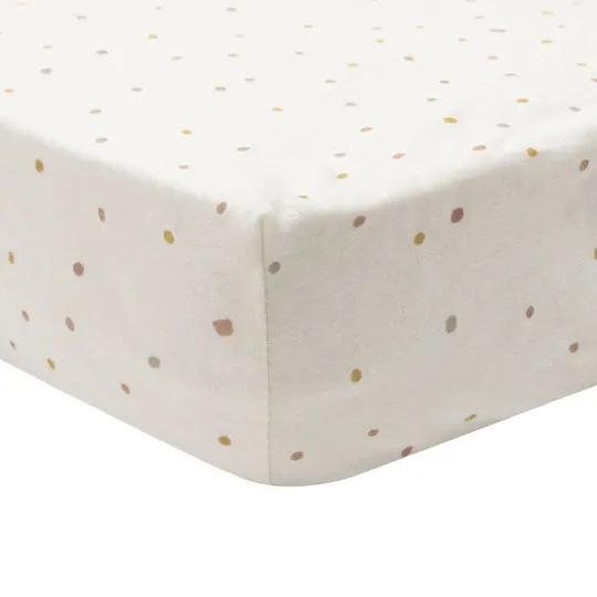 Jollein Spannbettlaken - Jersey - Kangaroots- 70/75 x 140/150 cm