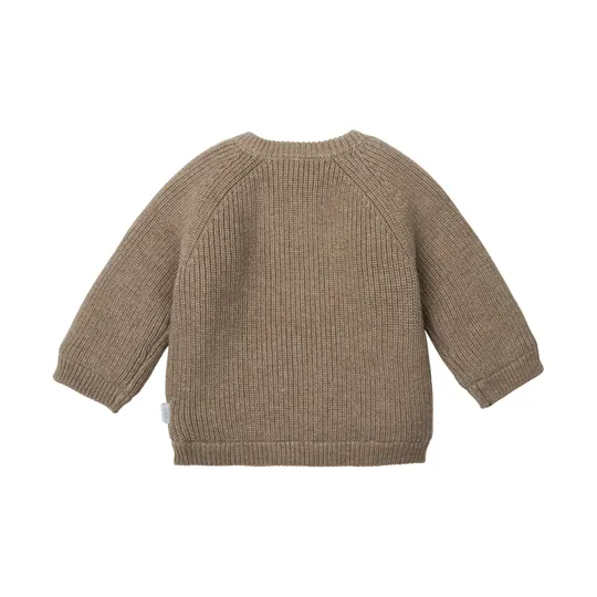 Noppies Nevers Strickjacke – Taupe Melange – Gr. 56