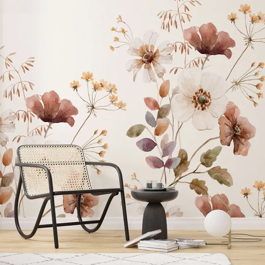 Creativ Lab Vliestapete – Dusty Flower – 389,6 x 280 cm