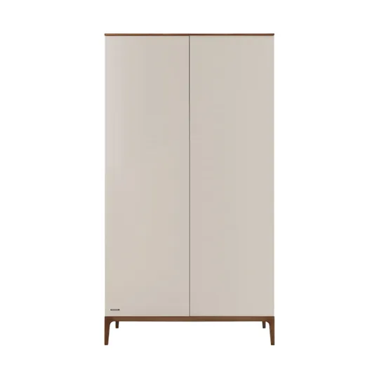 Kidsmill Intense Schrank – 2-Türig – Oatmeal / Walnuss
