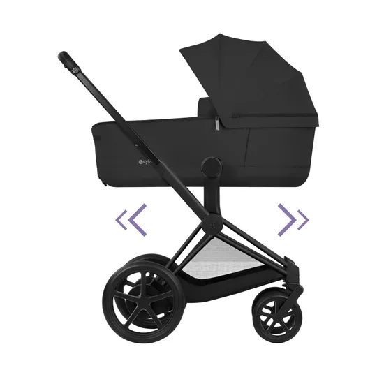 Cybex ePriam 5 Comfort Kinderwagen 2-in-1 - Black / Sepia Black