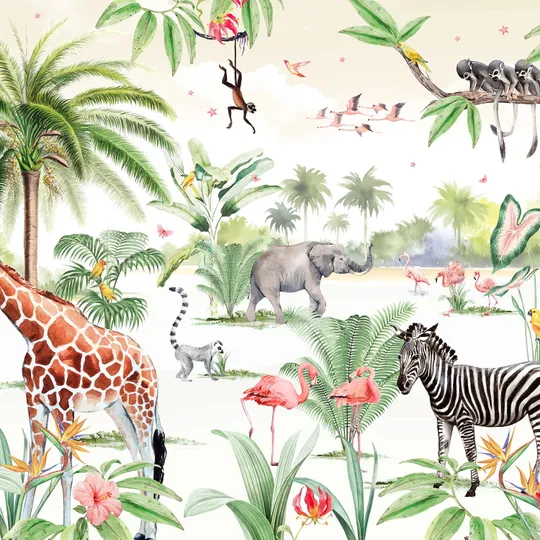 Creativ Lab Amsterdam Jungle Tales Vliestapete - 292,2 x 280 cm