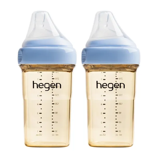 Hegen Babyflaschen PPSU – 240 ml – 2er-Pack – Blau
