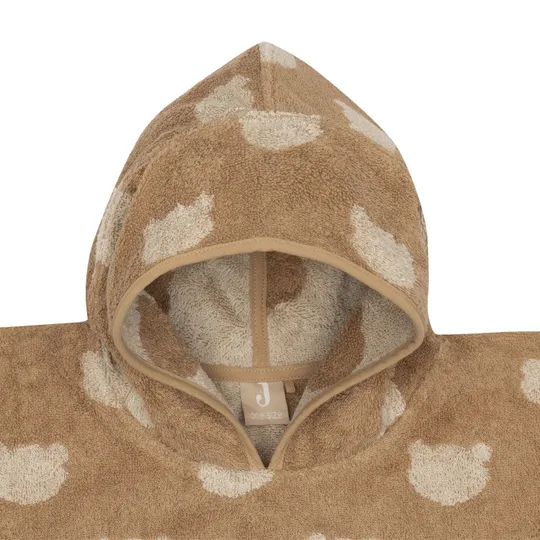 Jollein Jacquard Badeponcho - 2-seitig - Frottee - Teddy Bear