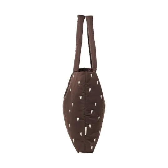 Studio Noos Mom Bag - Puffy - Brown Heart