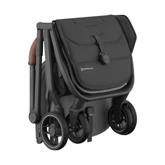 UPPAbaby Buggy - MINU V3 - Greyson Carbon Rahmen Mit Braun Leder