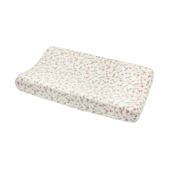 Meyco Flower Wickelunterlagenbezug - 1 Stück - 50 x 70 cm - Jersey - Rosa