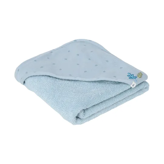 Little Dutch Pure Badecape – 75 x 75 cm – Denim Blue