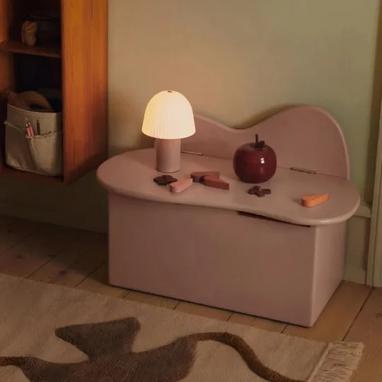 Ferm Living Aufbewahrungsbank - Slope Storage Bench - Rose