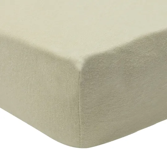 Jollein Spannbettlaken - 70/75x140/150 cm - Jersey - Soft Matcha
