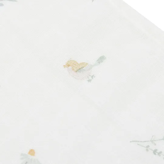 Jollein Lovely Birds Small Multituch - 3 Pack - 70 x 70 cm - Hydrophil
