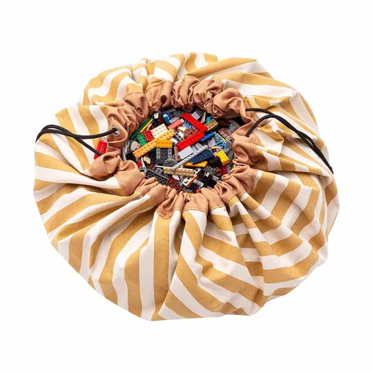 Play & Go Stripes Spieltasche Mustard