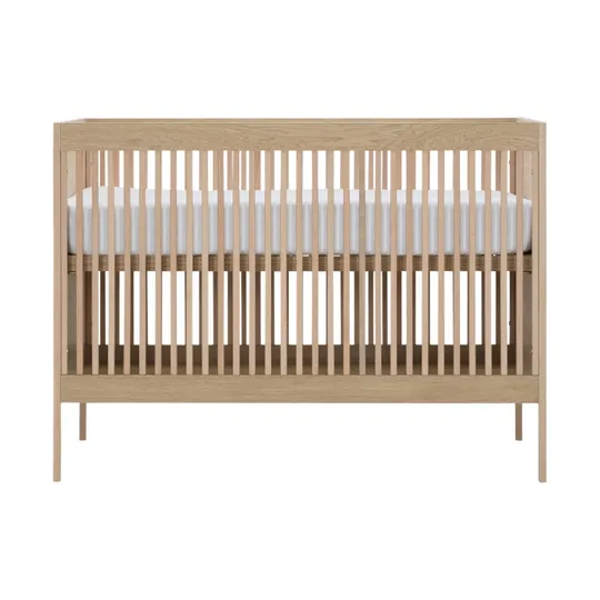 Europe Baby Liam Babybett 60 x 120 cm – Eiche Natur