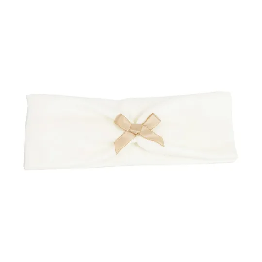 Ootje Kadootje Haarband Mini Schleife Ivory 