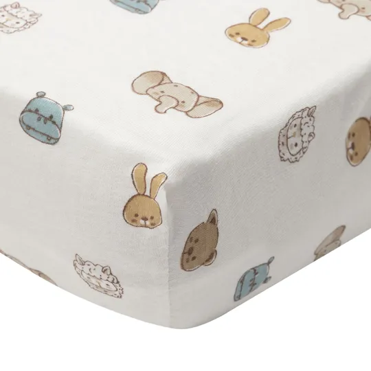 Jollein Spannbettlaken - 60x120 cm - Jersey - Jollies