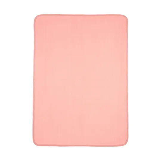 Meyco Jacquard-Flanelldecke – 100 x 150 cm – Pure Rose