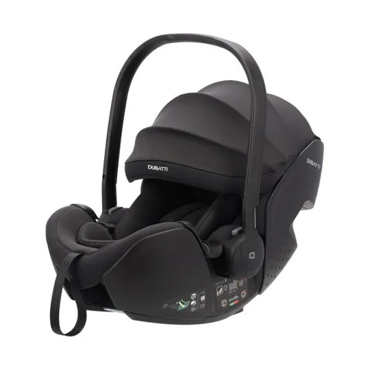 Dubatti One E6 Kinderwagen Dark Brown | Kindersitz| Base