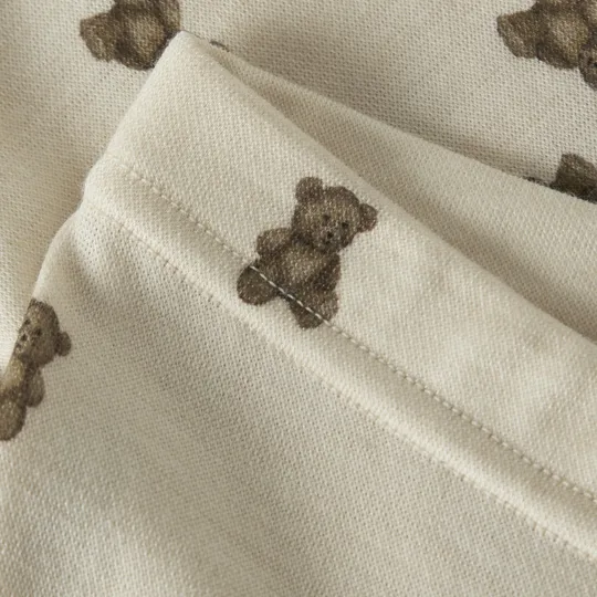 Lil' Atelier Leggings - Turtledove Teddybear - Gr. 68