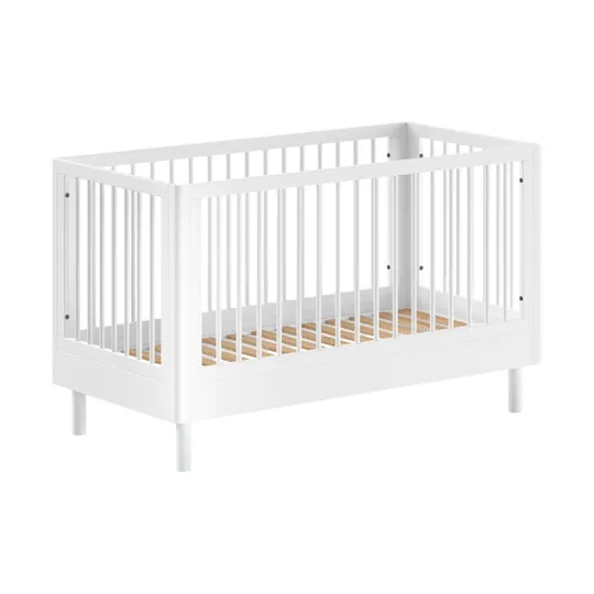Vipack Babybett Mit Umbausatz - Forrest - 70 x 140 cm - Buche Weiß