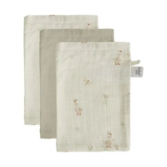 Bébé-Jou Dear Goose Hydrophile Waschlappen – 3er-Pack