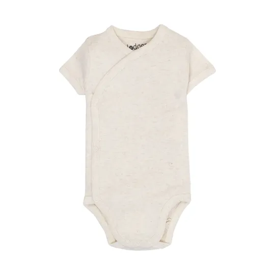 Lodger Babybody Kurzarm - Melange - Größe 62 - Birch