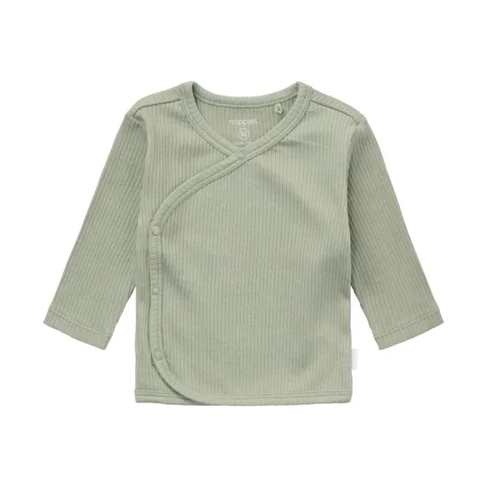 Noppies Langarm Wickelshirt – Größe 44 – Iceberg Green