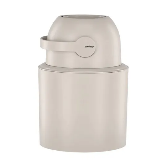 We-Too Teleskop Windeleimer Wide - Oatmeal | Deckel Wide | Windeleimerbeutel XL