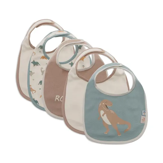 Jollein Roarsome Lätzchen - 5 Pack - Jersey