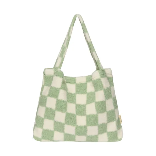 Studio Noos Teddy Mom Bag - Pistachio Checked