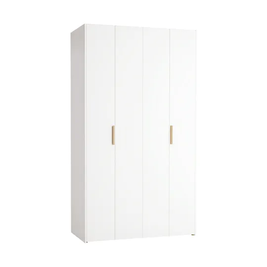 Vox Stor Schrank 125 x 225 cm - Comfort - Oak / White - Rose Gold