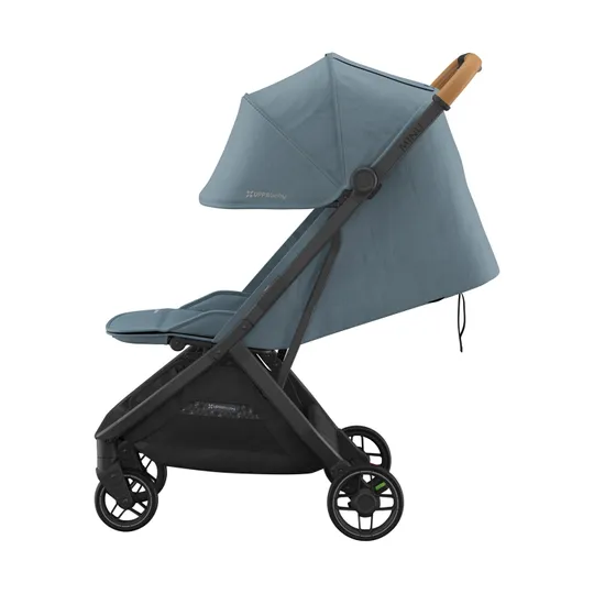 UPPAbaby Buggy - MINU V3 - Dillan Stone Blue/Carbon Rahmen Mit Sandbraun Leder