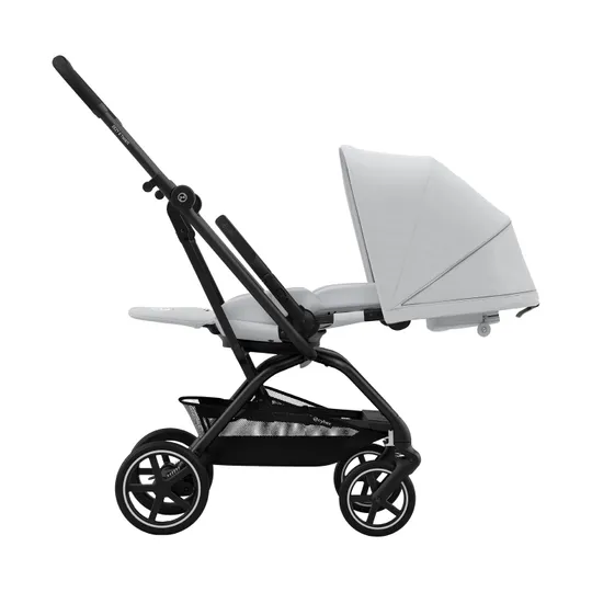 Cybex Eezy S Twist+ 2 Buggy - Black - Fog Grey / Light Grey