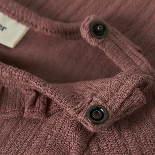 Lil'Atelier Babybody - Größe 62 - Withered Rose