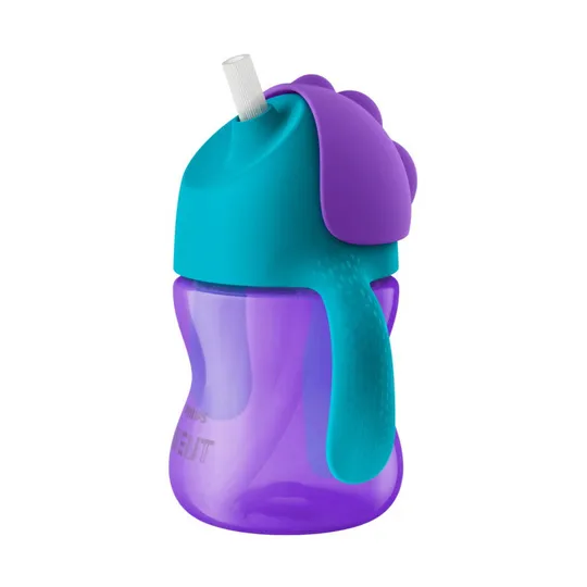 Avent Strohhalmbecher 200 ml Lila
