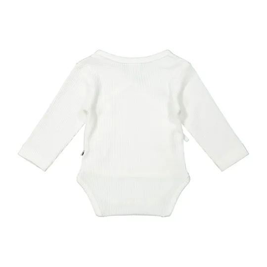 Klein Baby Wickelbody - Langarm - Gr. 44 - Off White