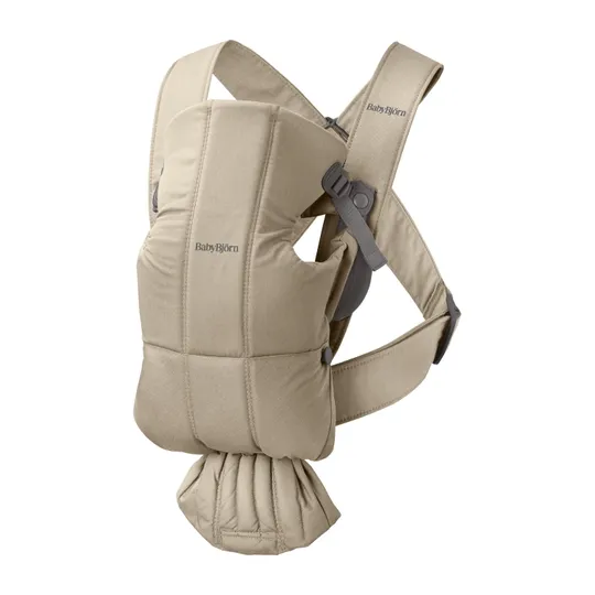 BabyBjörn Mini Gewebte Babytrage - Beige