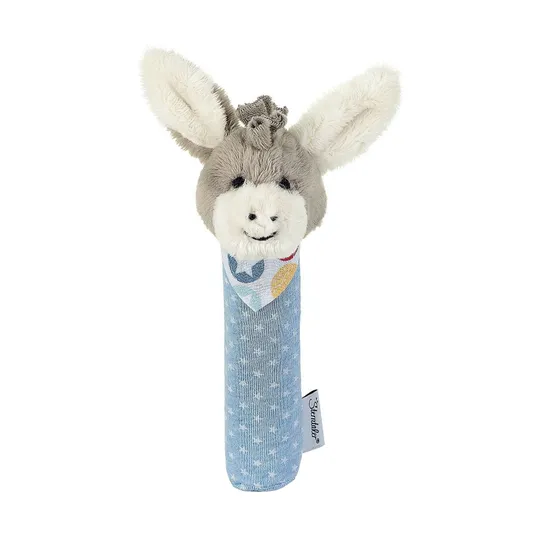 Sterntaler Kuscheltierrassel – Esel Emmi – Blau