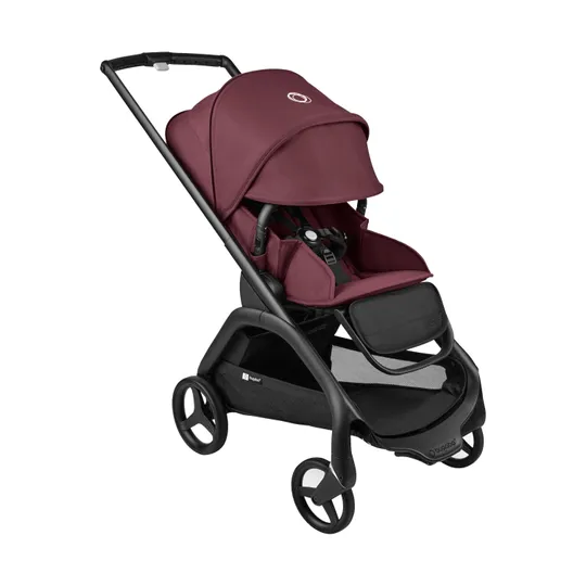 Bugaboo Dragonfly Kinderwagen - Black / Dark Cherry