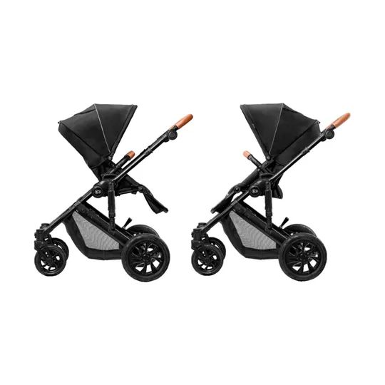 Kinderkraft Combi 3 in 1 Prime Black Inkl Autositz und Mommy Bag 