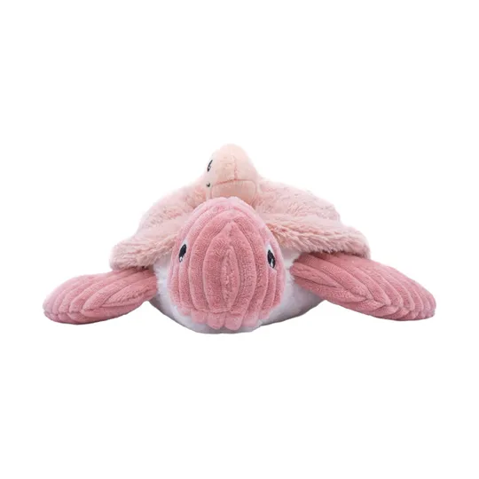 Les Ptipotos Sauvenou The Turtle Kuscheltier - Pink