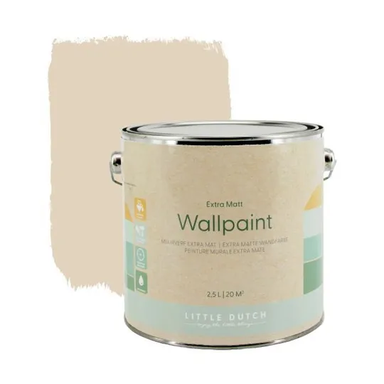 Little Dutch Wandfarbe - 2,5 Liter - Faded Beige
