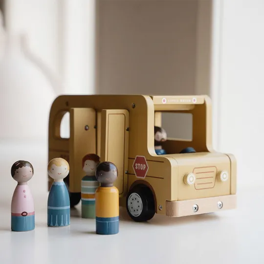Little Dutch Schulbus Mit Puppen