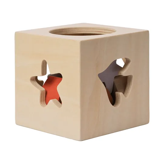 Ferm Living Holzspielzeug – Skye Puzzlebox – Mehrfarbig