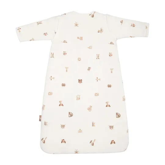 Jollein Baby Schlafsack mit abnehmbaren Ärmeln - Animal Friends - 110 cm