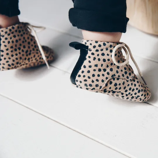 Mavies Classic Babyschuhe, Speckle Sand, Gr. M