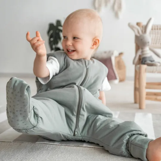 Julius Zöllner Jersey Jumper Schlafsack - Uni Aloe - Größe 92