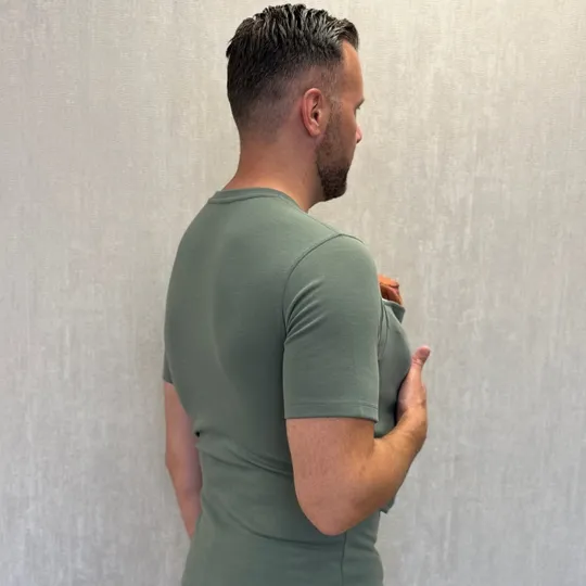 Womboo Beutelshirt - Herren - Größe XL - Grün / Grau
