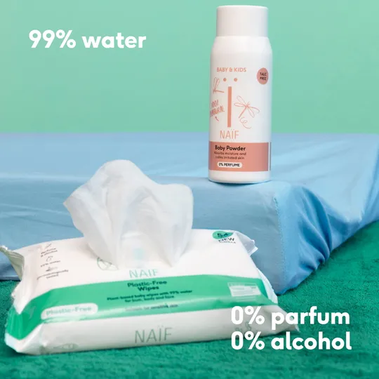 Naïf 3er-Pack Water Baby Wipes